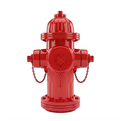 Fototapeta premium Red plastic sprinkler with multiple spray patterns for watering lawns
