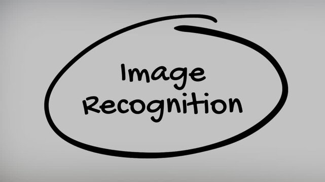 Image Recognition Hand Writing Text on Glass Screen