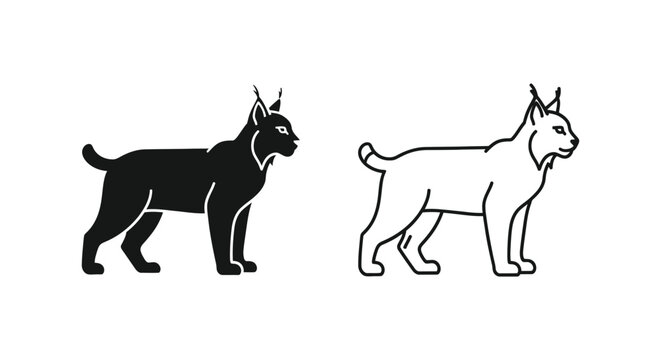 Lynx Cat vs Dog Breed Comparison Guide Vector