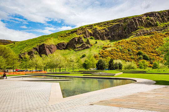 view of the scottish parliament park