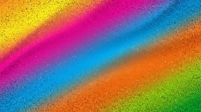 Vibrant grainy aesthetic background with colorful yellow pink blue orange and green summer gradient featuring soft noise texture for modern banner poster header or wallpaper backdrop design