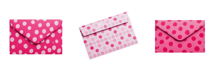 pink polka dot envelopes © kulan