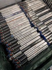 Naklejka premium Collection of Classic PlayStation 2 Video Game Discs