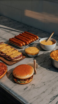 Realistic Depiction of Diverse People Representing the United States in a Modern Urban Setting