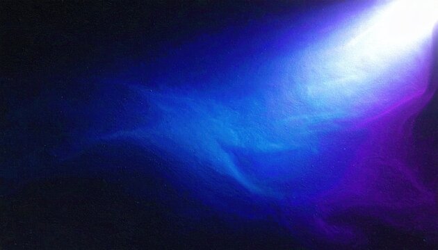 Haz de luz azul y p&uacute;rpura brillando a trav&eacute;s del humo denso en un fondo oscuro, creando una atm&oacute;sfera cinematogr&aacute;fica y misteriosa ideal para dise&ntilde;o.