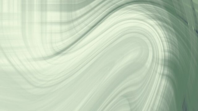 Abstract wavy pattern with smooth flowing lines in soft green tones, resembling liquid motion or marble texture, captured in a close-up perspective with gentle gradients and fluid distortion.