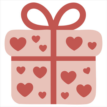 Orange Package With Gift Vector Illustration For Surprise And Celebration Graphics