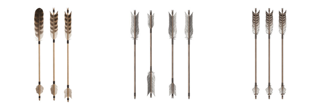Premium Traditional Wooden Archery Arrows - Natural Feather Fletched Hunting Arrows for Recurve and Longbows - Durable Handcrafted Target Arrows Set