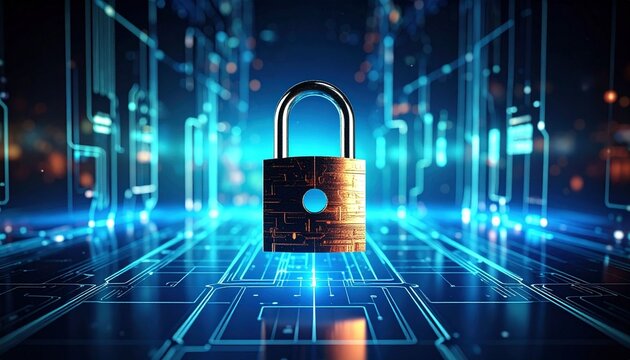 Digital security padlock