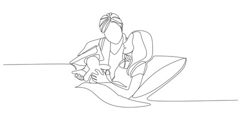 Obraz premium a doctor and his young female patient eps 3