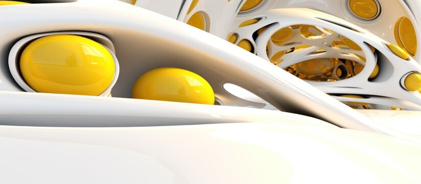 Experience the fluid intersection of futuristic architecture and organic biology in this sleek abstract digital composition.