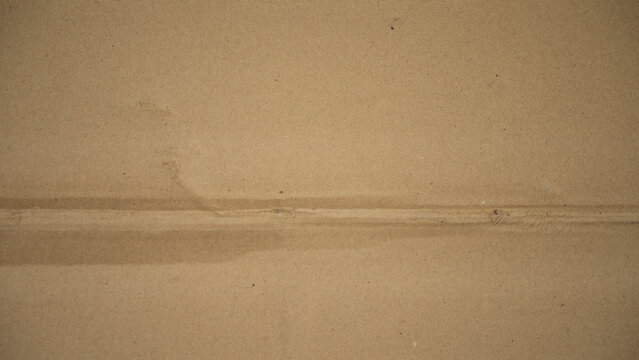 Brown corrugated cardboard texture useful as a background - retro vintage effect