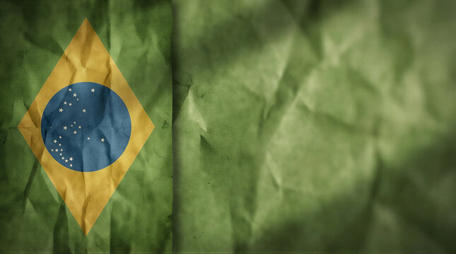 A close-up of a flag with a diamond in the center of it.