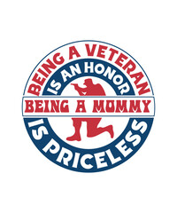 Obraz premium Veteran Family Svg Design