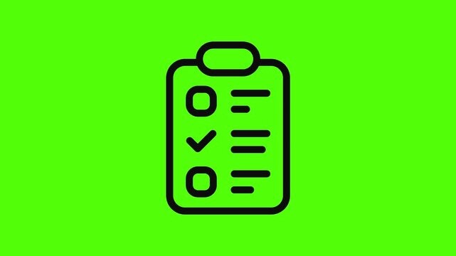 Checklist Icon: A clean, minimalist icon of a clipboard with a checklist, highlighting the essential nature of tasks and organization.