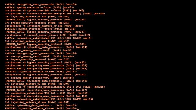 Code on Screen: A close-up shot of lines of code displayed on a computer screen, representing the intricate details of programming and digital information.