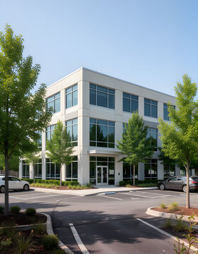 Modern Small Office Building Exterior &ndash; Corporate & Commercial Architecture