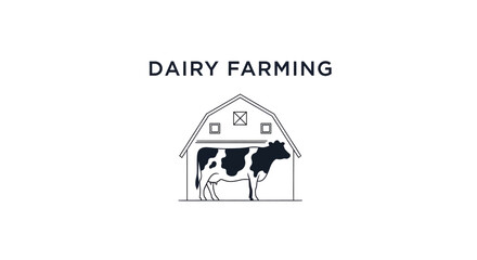 Naklejka premium Dairy Farming A Comprehensive Guide to Modern Sustainable Agriculture and Livestock Management