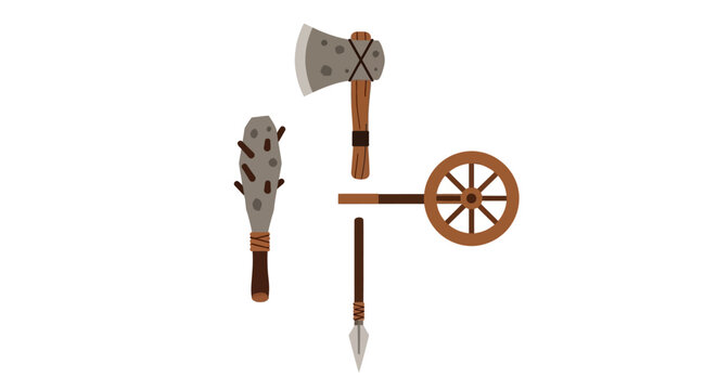 Viking Axe and Battle Tools.