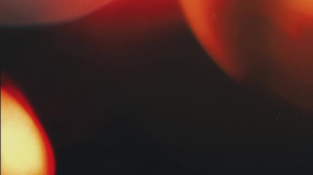 Vintage film burn overlay with grain effect