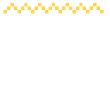 zig zag banner border frame pixel art