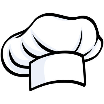 Chef Hat Illustration Toque Blanche Vector