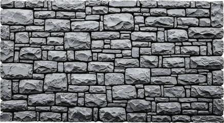 Fototapeta premium Gray Stone Brick Wall