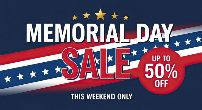 Memorial day sale honoring heroes with weekend discounts up to 50 off