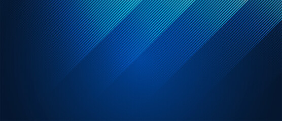 Obraz premium Abstract blue diagonal geometric with line modern technology background. Futuristic technology concept.