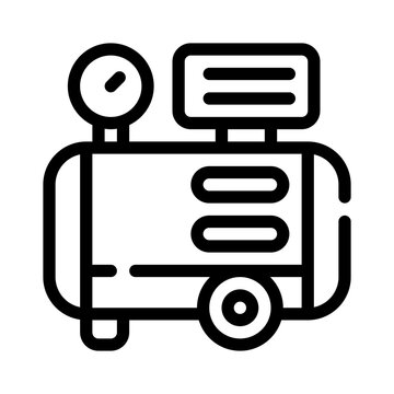 compressor line icon