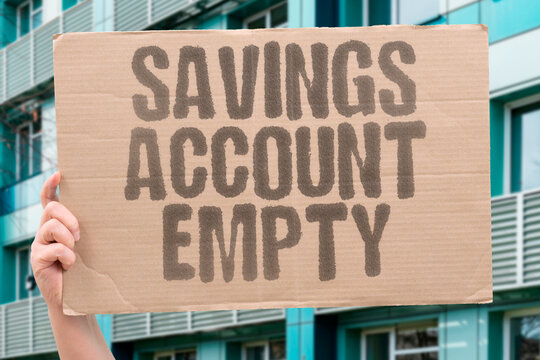 "Savings Account Empty" The savings accounts of low and middle income households have been shrinking for years. SAVING. MONEY. WAGES. ACCOUNT. SHRINKING.
