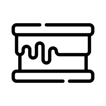 smores line icon