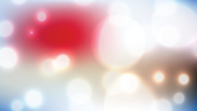 Colorful Bokeh Background Vector with Soft Light Blur, Abstract Glowing Circles, Defocused Sparkle Lights, Gradient Glow Backdrop for Festive, Party, Wedding, and Creative Design Use