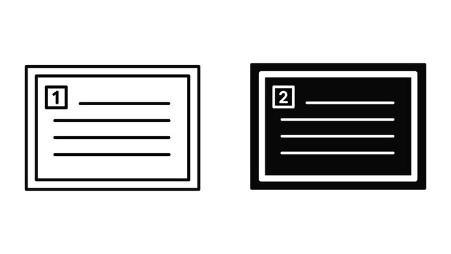 black and white business card templates with numbers