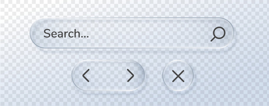 Glass ios liquid for search button bar and ui transparent background. Blur black arrow for box circle glass and grid website 3d. Glass graphic frosted for search glow ios and button translucent ux.