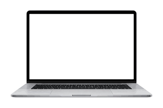 Leptop macbook white background