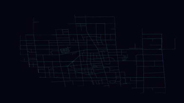 Zhumadian, China, City Infrastructure Expansion Animation, Urban Visualization Technology