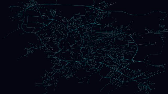Kuala Lumpur, Malaysia, City Infrastructure Expansion Animation, Urban Visualization Technology