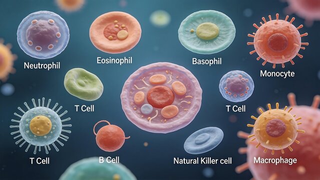 Types of White Blood Cells