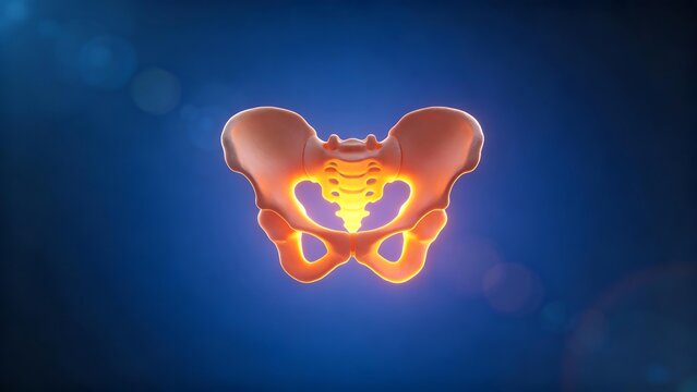 Human pelvis bone structure