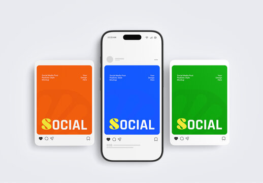 Instagram Social Media Post Mockup