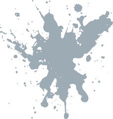 Obraz premium Grey ink splatter abstract background