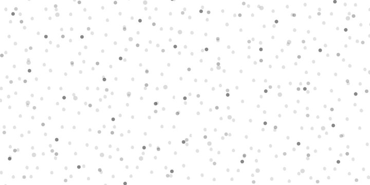 Seamless polka dot pattern. Vector pattern with black circles on white background.