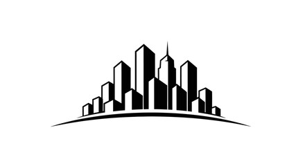 Fototapeta premium City skyline with tall buildings.