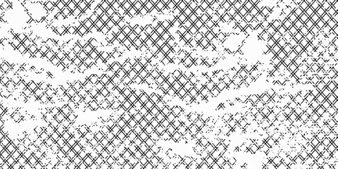 Fototapeta premium Net texture pattern on white background. Net texture pattern for backdrop and wallpaper. Realistic net pattern with black squares. Geometric background