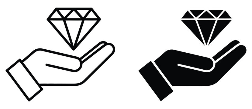 Value proposition icon line, business strategy symbol, unique selling point concept, marketing and branding icon, customer value representation, minimal outline design for corporate communication and