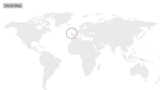 Jersey Location on Globe for Presentation or Education