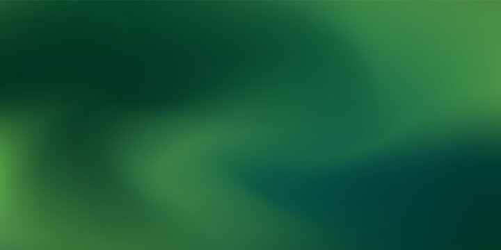 Abstract vector blurred gradient mesh background in green. modern design vector ilustartion benner poster