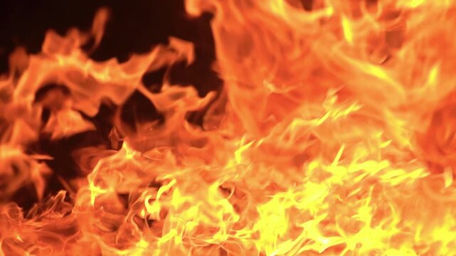 Magnificent Fire Burst Slow Motion 240fps