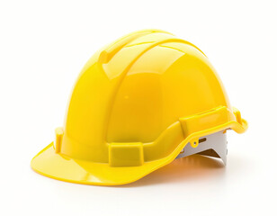 Fototapeta premium Safety helmet (construction hard hat - different colors representing the professions), isolated on a white background
